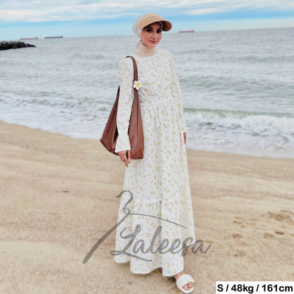 LALEESA DRESS CLARA LD236245 <Cottagecore Series> Dress Muslimah Dress Women Dress Jubah Muslimah