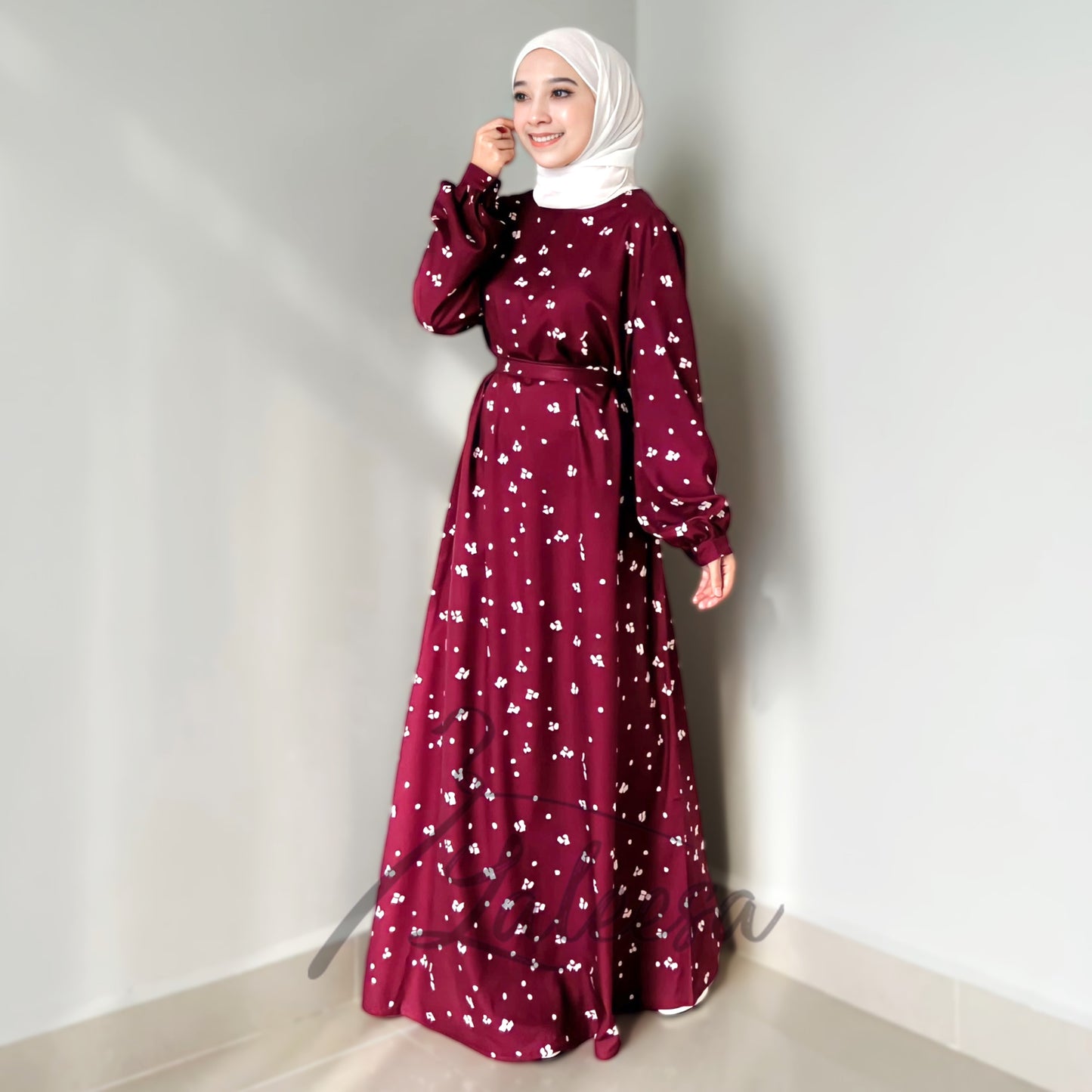 LALEESA DRESS GHINA LD248282 Dress Muslimah Dress Woman Jubah Muslimah Jubah Abaya Dress Long Dress