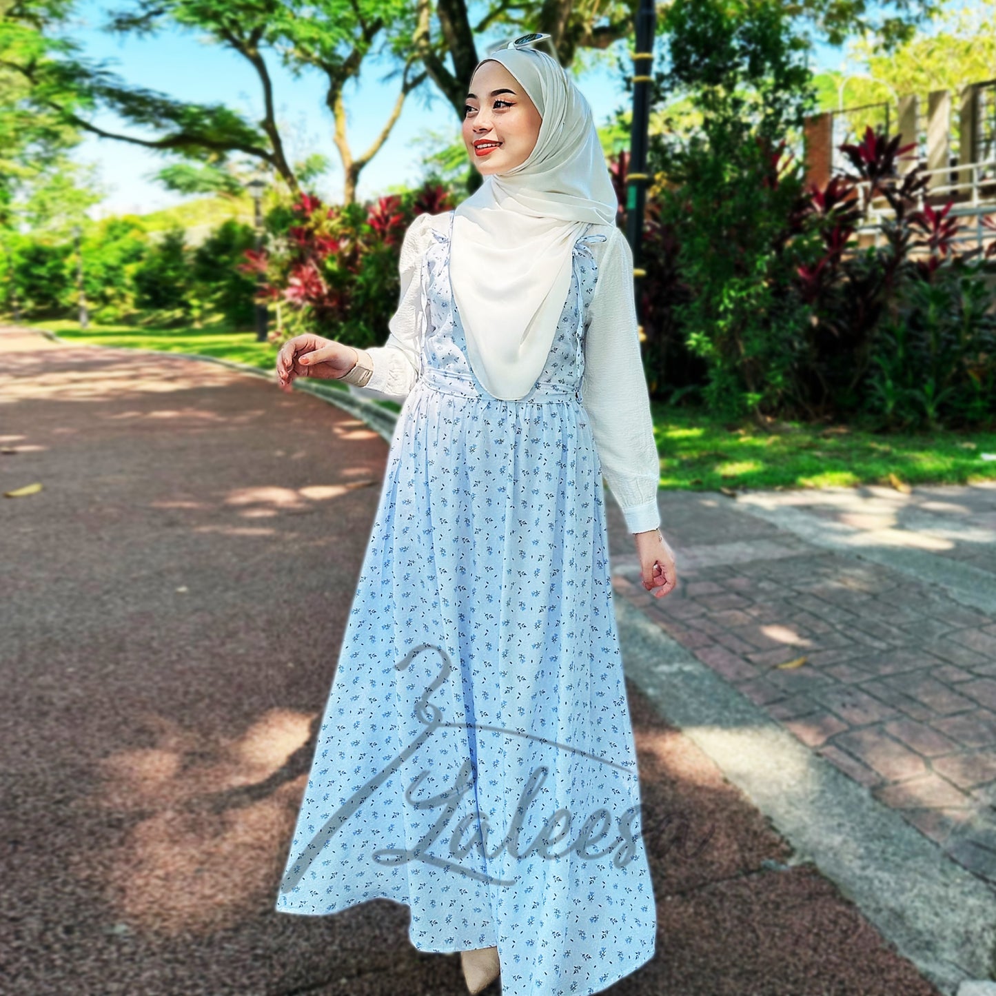 LALEESA DRESS LILY LD225173 <Korean Series> Korean Style Dress Muslimah Dress Women Dress Plus Size Baju Raya 2024