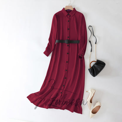 LALEESA DRESS ZARINA LD265253 <BF Friendly Series> (With Belt) Dress Muslimah Dress Woman Jubah