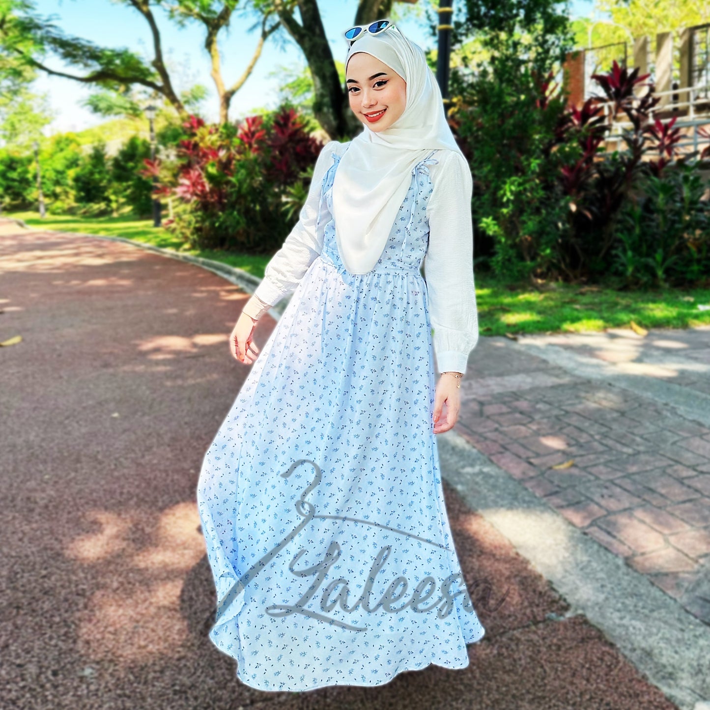 LALEESA DRESS LILY LD225173 <Korean Series> Korean Style Dress Muslimah Dress Women Dress Plus Size Baju Raya 2024