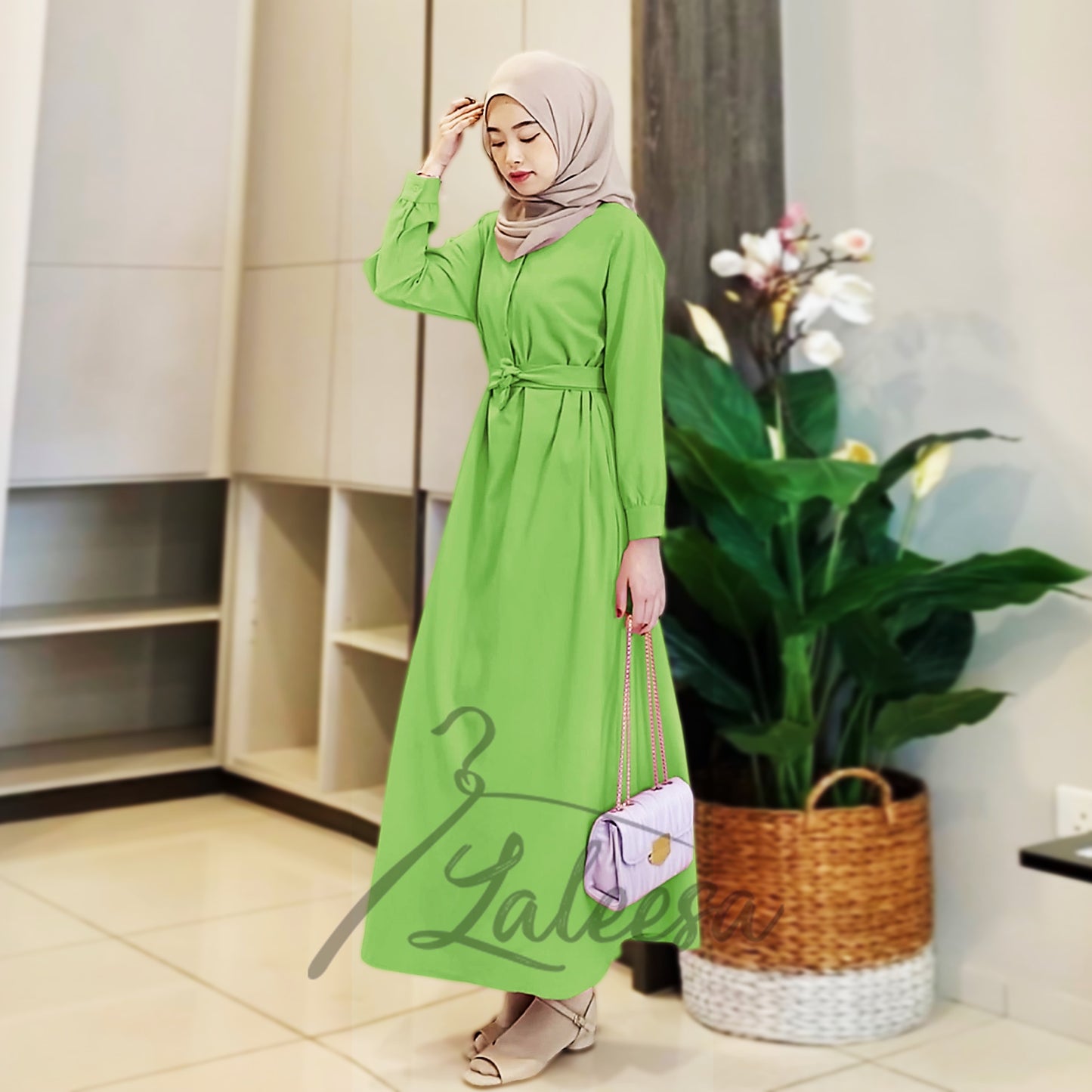 LALEESA DRESS KAINA LD254242 <BF Friendly Series> Dress Muslimah Dress Women Dress Jubah Plus Size Baju Raya 2024