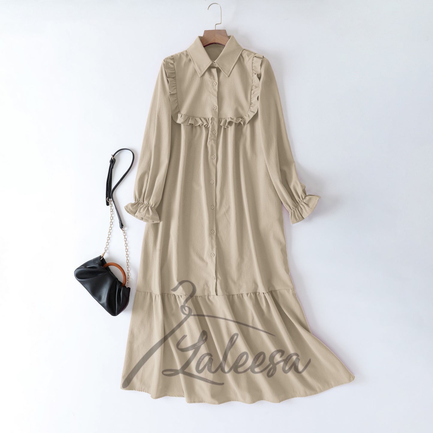 LALEESA DRESS QASIRA LD286218 <BF Friendly Series> Dress Muslimah Dress Women Dress Plus Size Baju Raya 2024