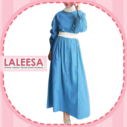 LALEESA DRESS QAYSAR LD270240 Dress Muslimah Dress Woman Jubah Muslimah Jubah Abaya Dress Long Dress