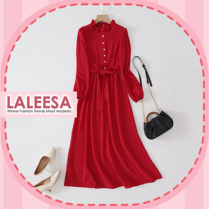 LALEESA DRESS TRANA LD289241 <Ironless Series> (Ironless) Dress Muslimah Dress Woman Jubah Abaya