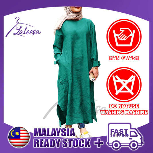 LALEESA LD221282 DRESS VINTAGE Dress Muslimah Dress Women Dress Jubah Muslimah Jubah Abaya Plus Size Baju Raya 2024