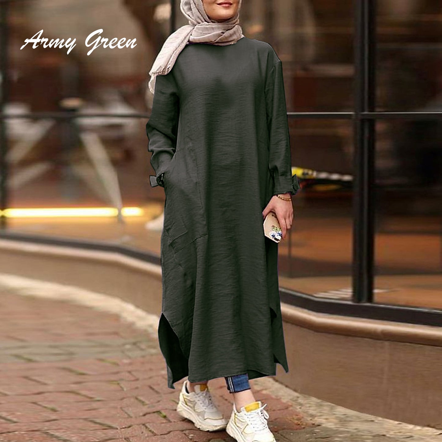 LALEESA DRESS VINTAGE LD221281 Dress Muslimah Dress Woman Jubah Muslimah Jubah Abaya Dress Long Dress