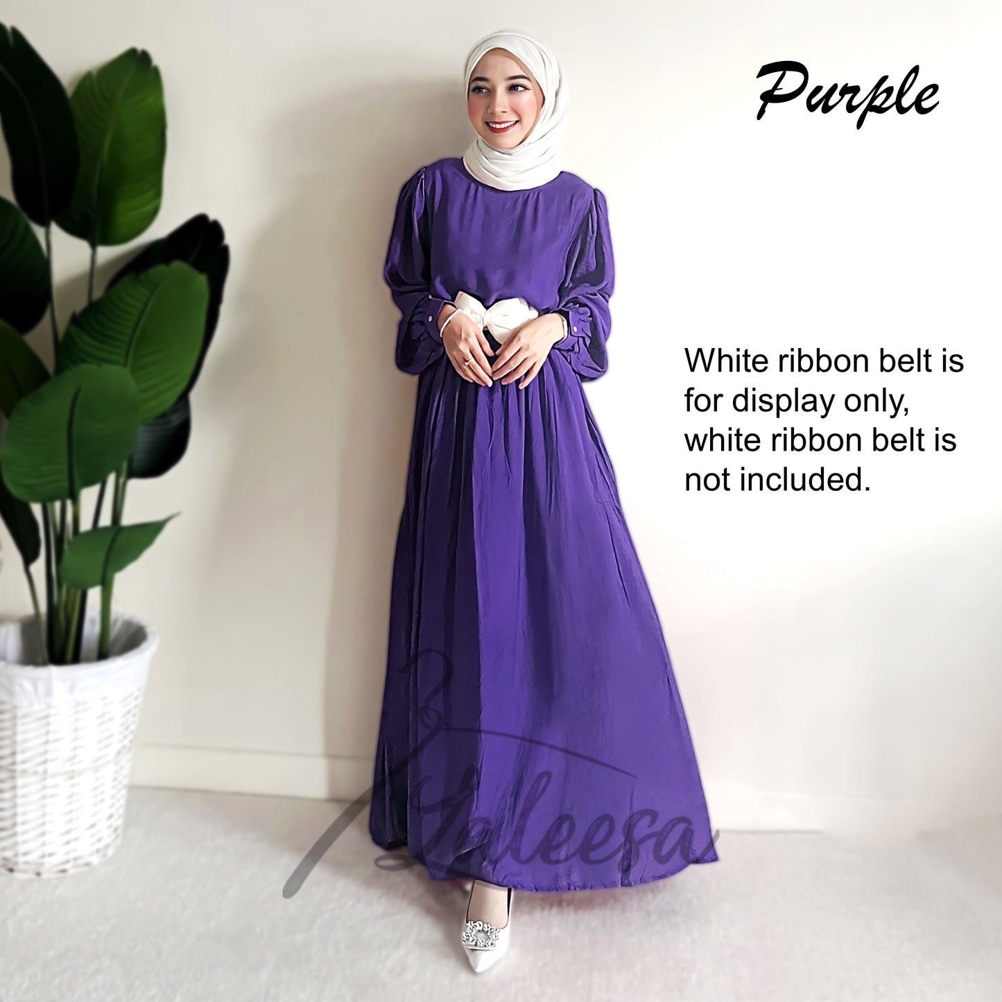 LALEESA DRESS IZMA LD225325 Dress Muslimah Dress Woman Jubah Muslimah Jubah Abaya Dress Long Dress