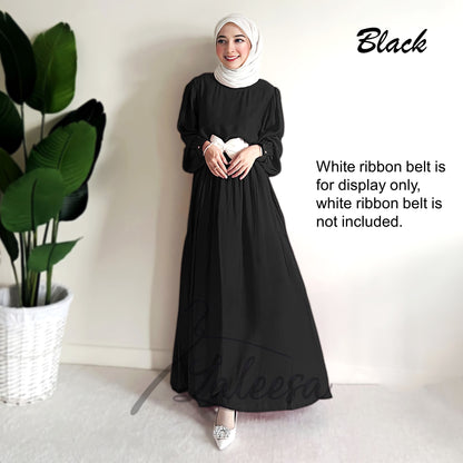 LALEESA DRESS IZMA LD225325 Dress Muslimah Dress Woman Jubah Muslimah Jubah Abaya Dress Long Dress