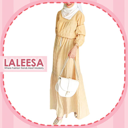 LALEESA DRESS RAFIA LD272262 <Ironless Series> (Ironless) Dress Muslimah Dress Woman Jubah Abaya