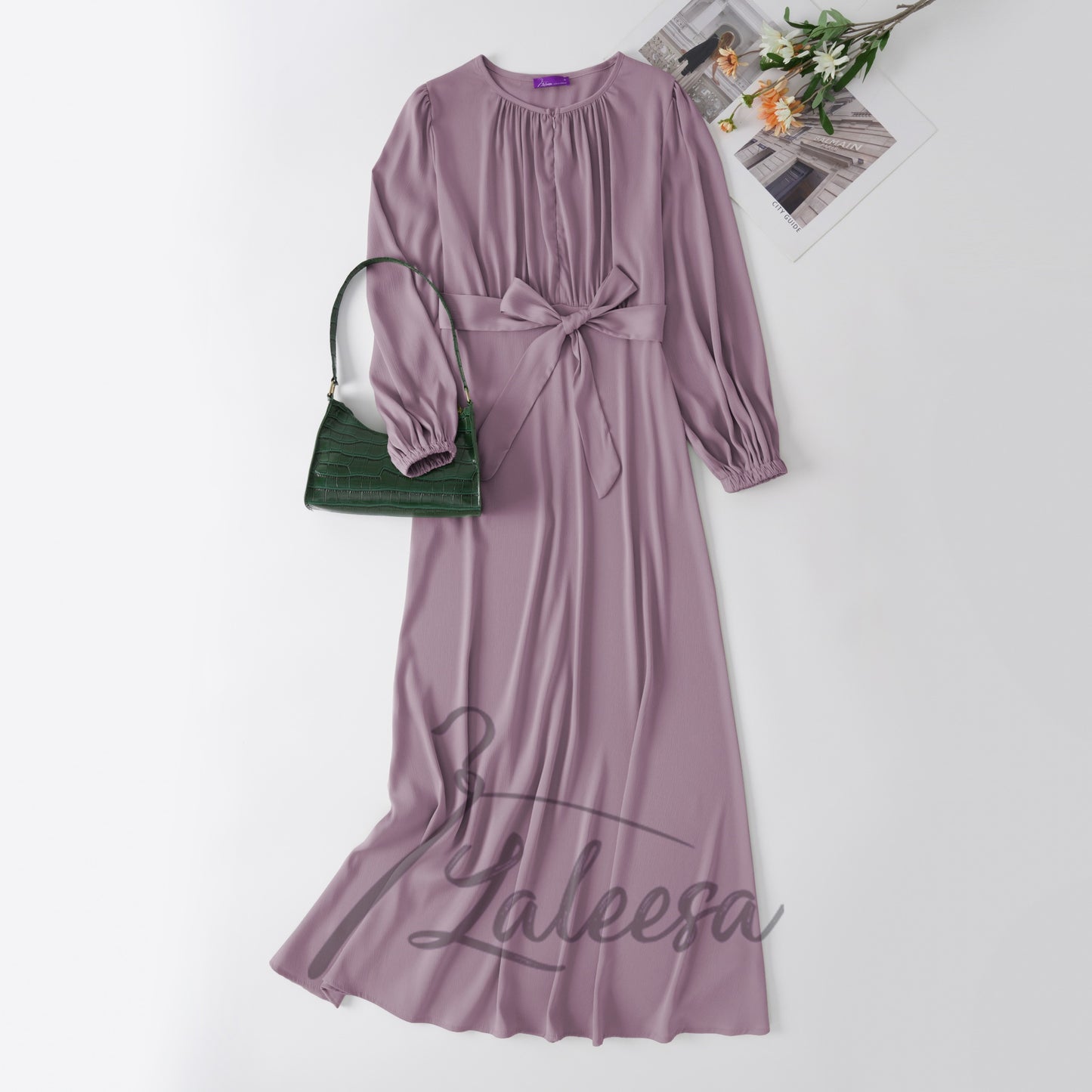 LALEESA DRESS NASIA LD218272 <BF Friendly Series> Dress Muslimah Dress Woman Jubah Muslimah Abaya