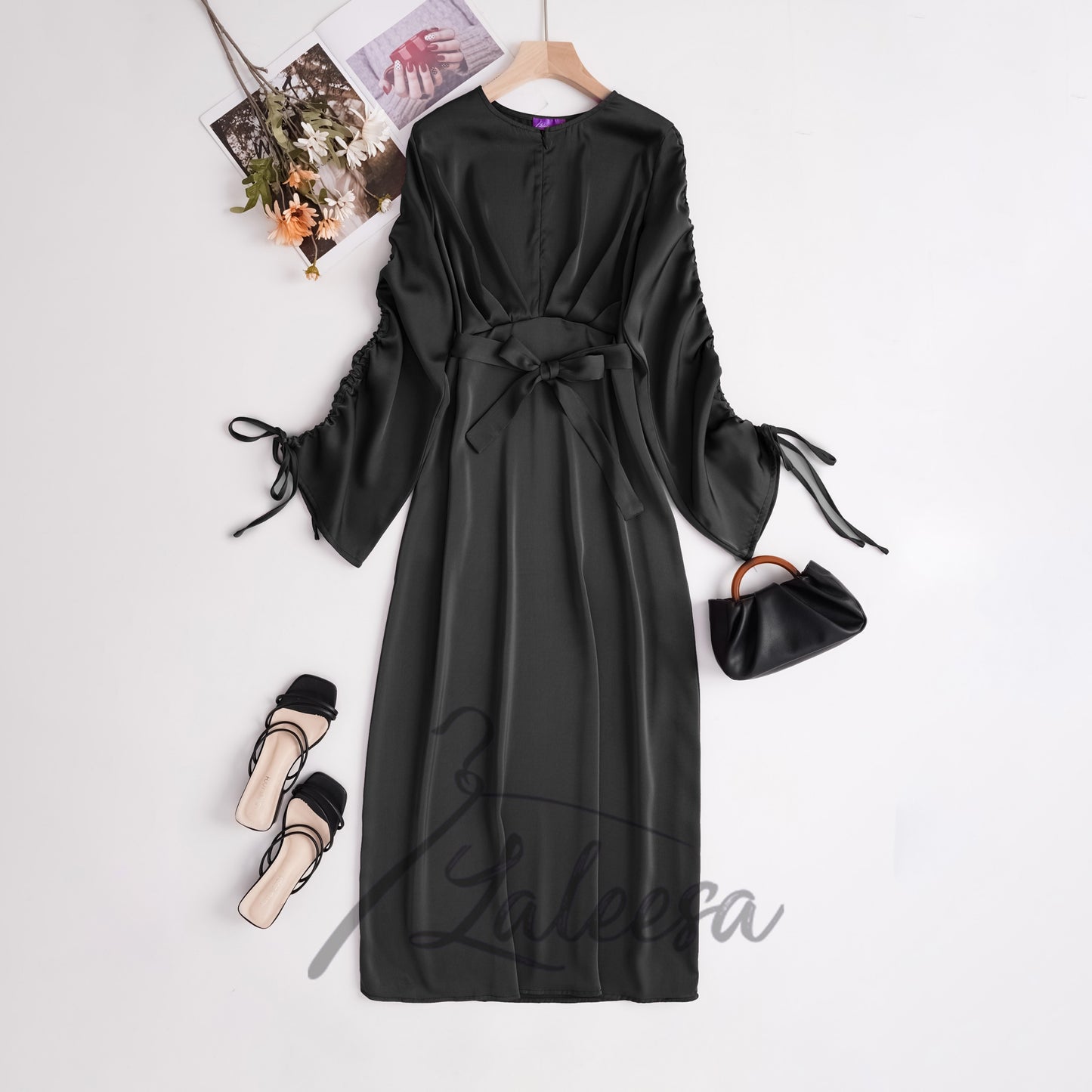 LALEESA DRESS ALIA LD212218 <BF Friendly Series> Dress Muslimah Dress Woman Jubah Muslimah Abaya