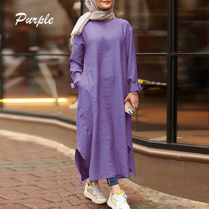 LALEESA DRESS VINTAGE LD221281 Dress Muslimah Dress Woman Jubah Muslimah Jubah Abaya Dress Long Dress