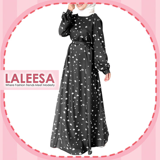 LALEESA DRESS GHINA LD248282 Dress Muslimah Dress Woman Jubah Muslimah Jubah Abaya Dress Long Dress