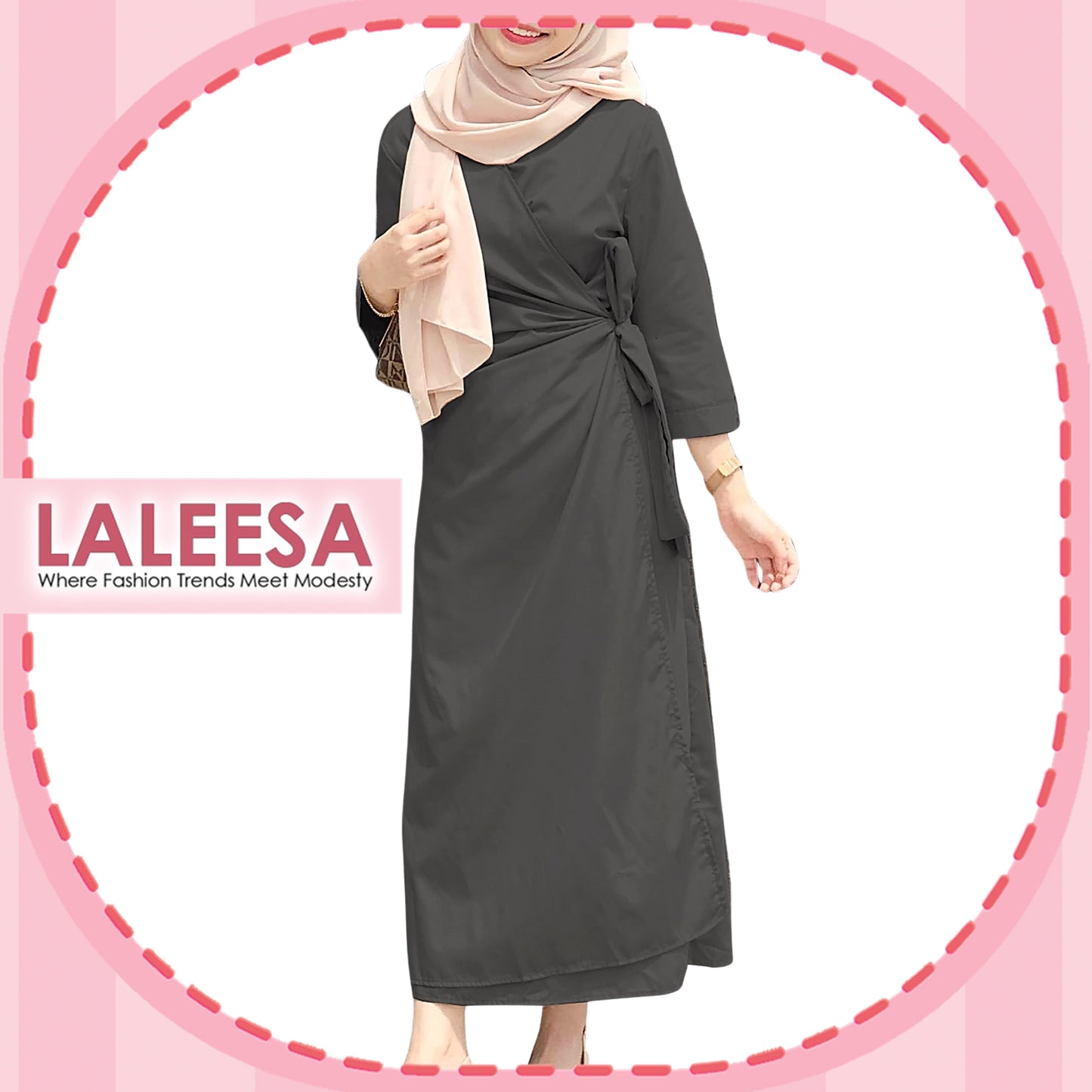 LALEESA DRESS JAMILA LD259239 Dress Muslimah Dress Women Dress Jubah Muslimah Jubah Abaya Dress Plus Size Baju Raya 2024