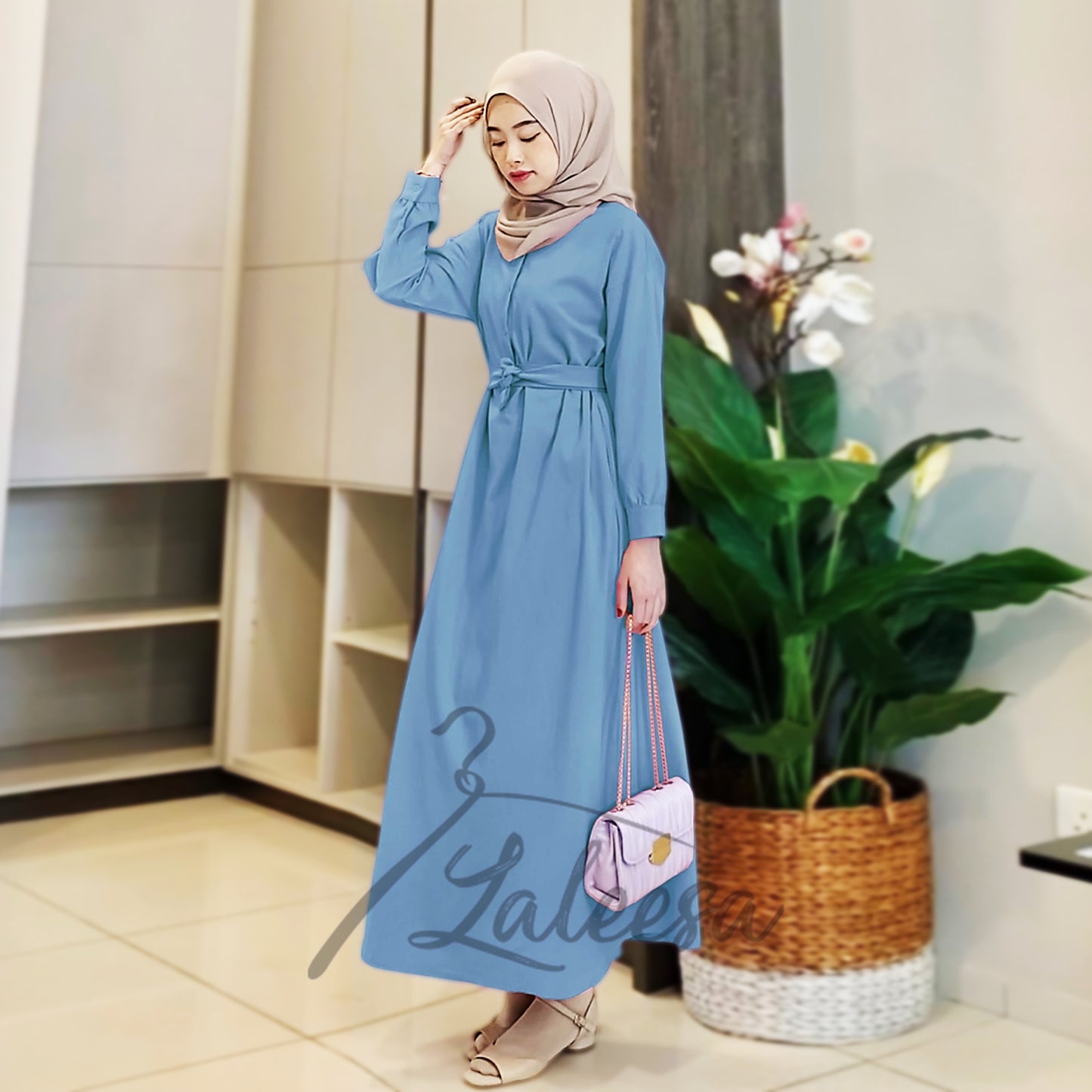 LALEESA DRESS KAINA LD254242 <BF Friendly Series> Dress Muslimah Dress Women Dress Jubah Plus Size Baju Raya 2024