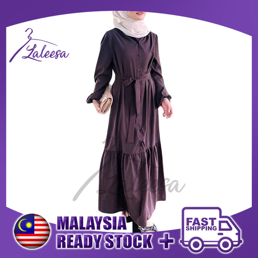 LALEESA DRESS HAFEEZA LD251251 <BF Friendly Series> Dress Muslimah Dress Women Dress Plus Size Baju Raya 2024