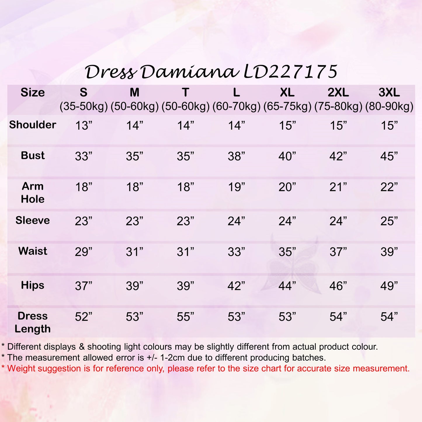 LALEESA DRESS DAMIANA LD227175 <Korean Series> (Small Cutting) Korean Style Dress Muslimah Plus Size Baju Raya 2024