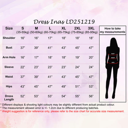 LALEESA DRESS INAS LD251219 Dress Muslimah Dress Woman Jubah Muslimah Jubah Abaya Dress Long Dress