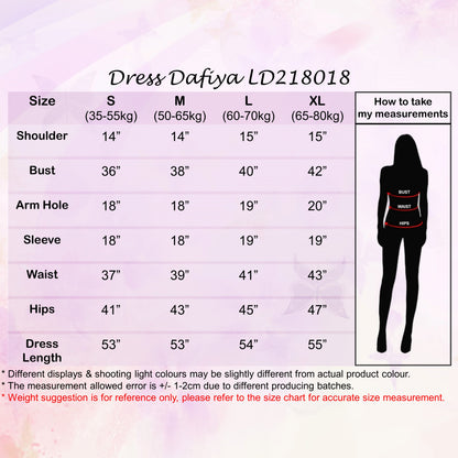 LALEESA DRESS DAFIYA LD218018  <BF Friendly Series> Dress Muslimah Dress Woman Jubah Muslimah Abaya