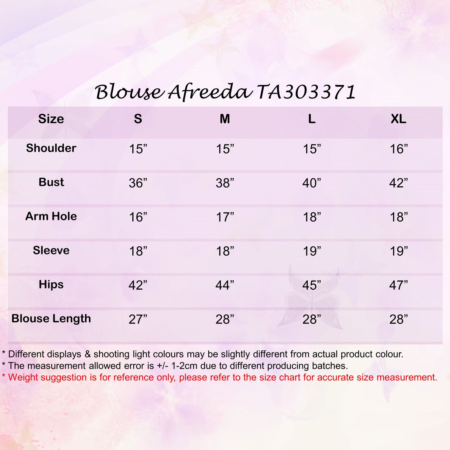 LALEESA Awa Collection TA303371 BLOUSE AFREEDA 3/4 Sleeve Women Bow Blouse Muslimah Blouse Women Blouse Baju Raya 2024