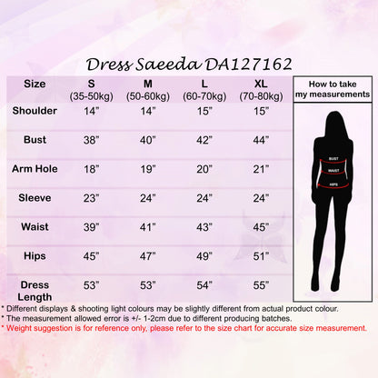 LALEESA Awa Collection DRESS SAEEDA DA127162 Dress Muslimah Dress Woman Jubah Muslimah Abaya Dress