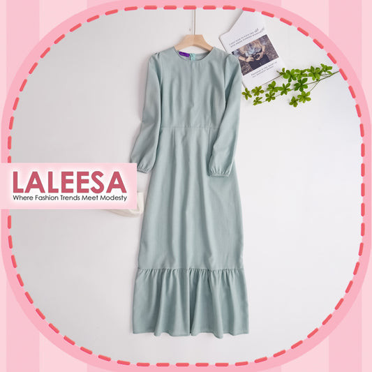 LALEESA DRESS BEENA LD213227 <Korean Series> (Small Cutting) Dress Muslimah Dress Woman Jubah Abaya