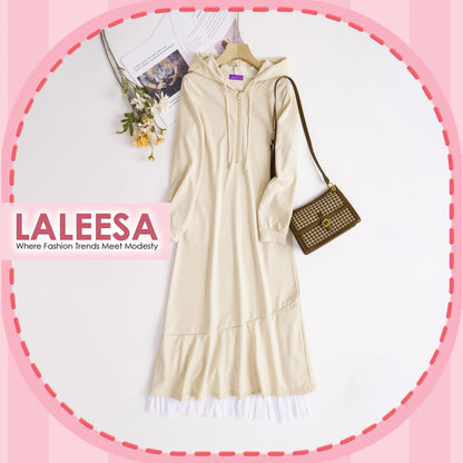 LALEESA DRESS HOODIE FAIDA LD215245 <BF Friendly Series> Dress Muslimah Dress Woman Jubah Muslimah