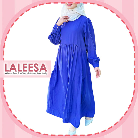 LALEESA DRESS IZMA LD225325 Dress Muslimah Dress Woman Jubah Muslimah Jubah Abaya Dress Long Dress