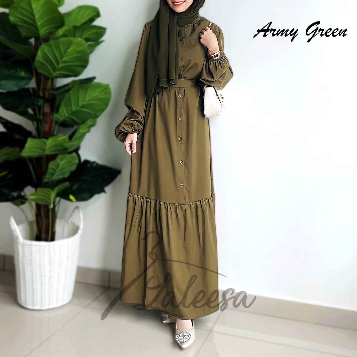 LALEESA DRESS HAFEEZA LD251251 <BF Friendly Series> Dress Muslimah Dress Woman Jubah Muslimah Abaya