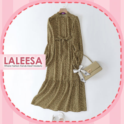 LALEESA DRESS AMINA LD251252 <BF Friendly Series> Dress Muslimah Dress Woman Jubah Muslimah Abaya