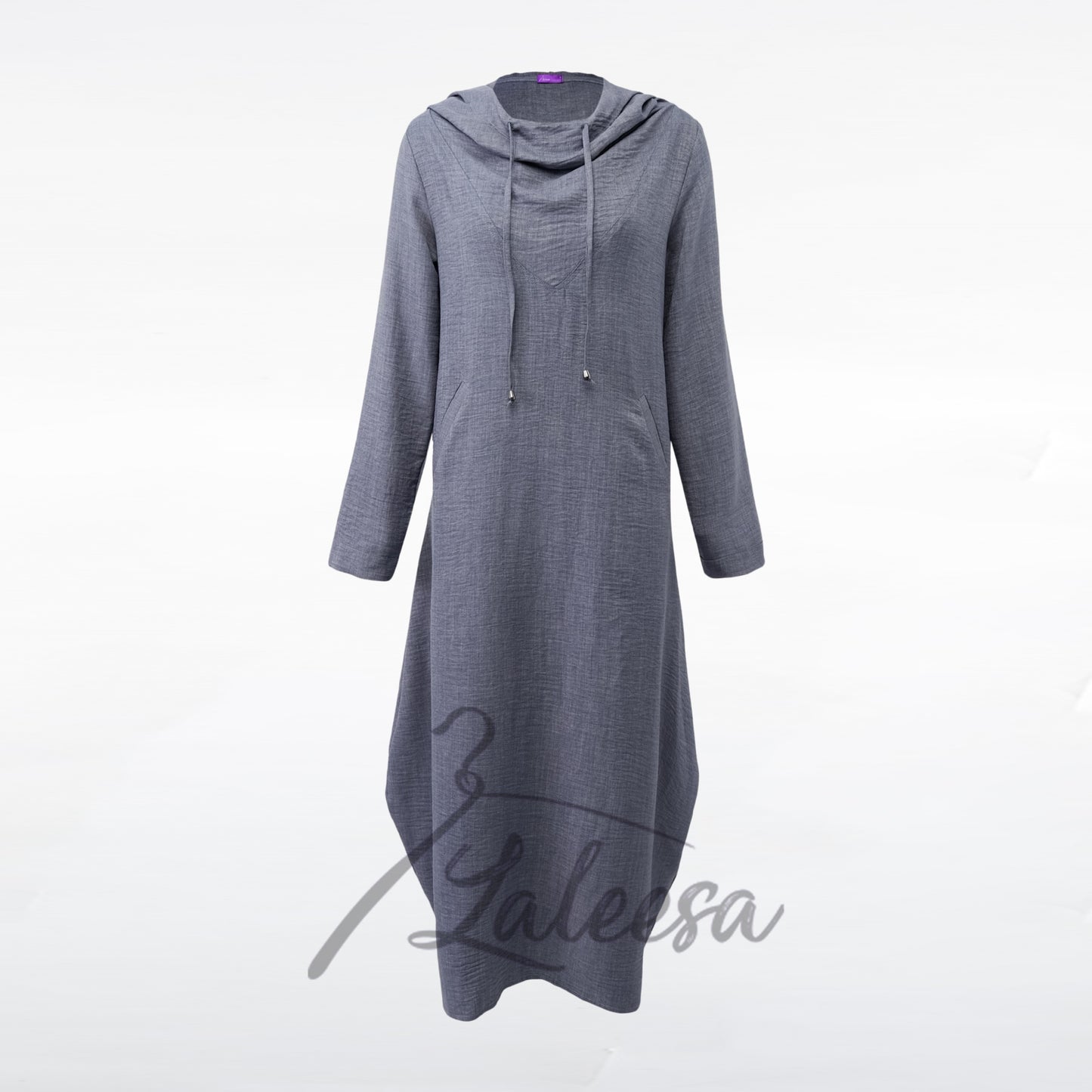 LALEESA DRESS HOODIE MONA LD293285 <Long Hoodie Series> Dress Muslimah Dress Woman Jubah Muslimah