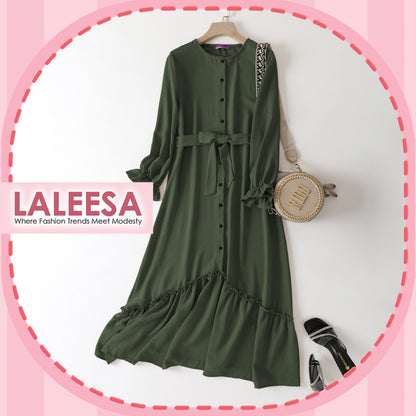 LALEESA DRESS IRTIZA LD274216 <BF Friendly Series> (Ironless) Dress Muslimah Dress Woman Jubah