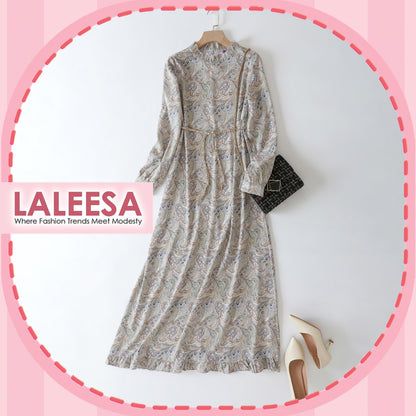 LALEESA DRESS SARA LD288230 Dress Muslimah Dress Woman Jubah Muslimah Jubah Abaya Dress Long Dress