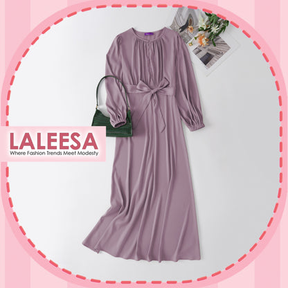 LALEESA DRESS NASIA LD218272 <BF Friendly Series> Dress Muslimah Dress Woman Jubah Muslimah Abaya