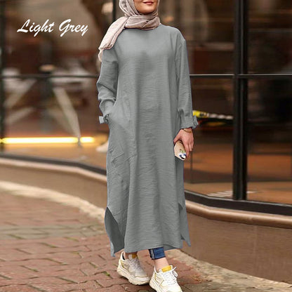 LALEESA DRESS VINTAGE LD221282 Dress Muslimah Dress Woman Jubah Muslimah Jubah Abaya Long Dress