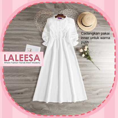 LALEESA DRESS ZUHAIRA LD211654 <Korean Series> Korean Style Dress Muslimah Dress Women Dress Plus Size Baju Raya 2024