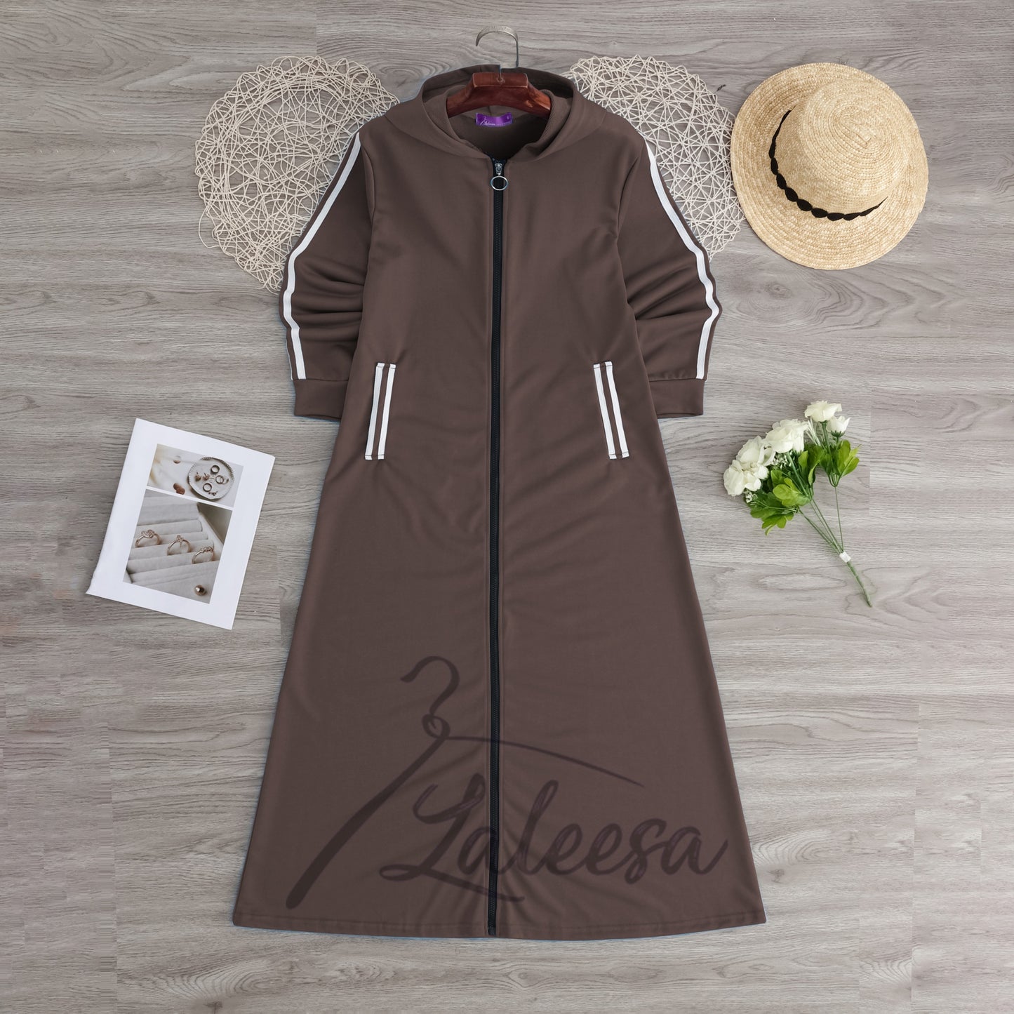 LALEESA DRESS HOODIE SHAMILA LD211290 <BF Friendly Series> Dress Muslimah Dress Woman Jubah Abaya