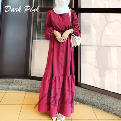 LALEESA DRESS HAFEEZA LD251251 <BF Friendly Series> Dress Muslimah Dress Woman Jubah Muslimah Abaya