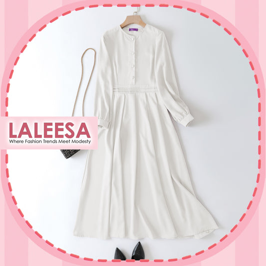 LALEESA DRESS NABILA LD285207 <BF Friendly Series> Dress Muslimah Dress Woman Jubah Muslimah Abaya