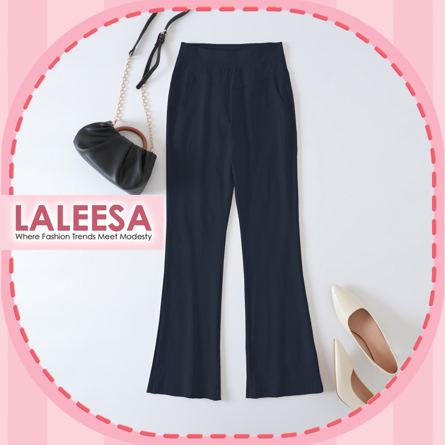 LALEESA PS657617 PANTS DANIYA Long Pants Women Pants Seluar Perempuan Seluar Panjang Perempuan Baju Raya 2023