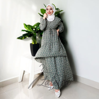 LALEESA DRESS LATIFA LD268286 Dress Muslimah Dress Women Dress Jubah Muslimah Jubah Abaya Dress Plus Size Baju Raya 2024