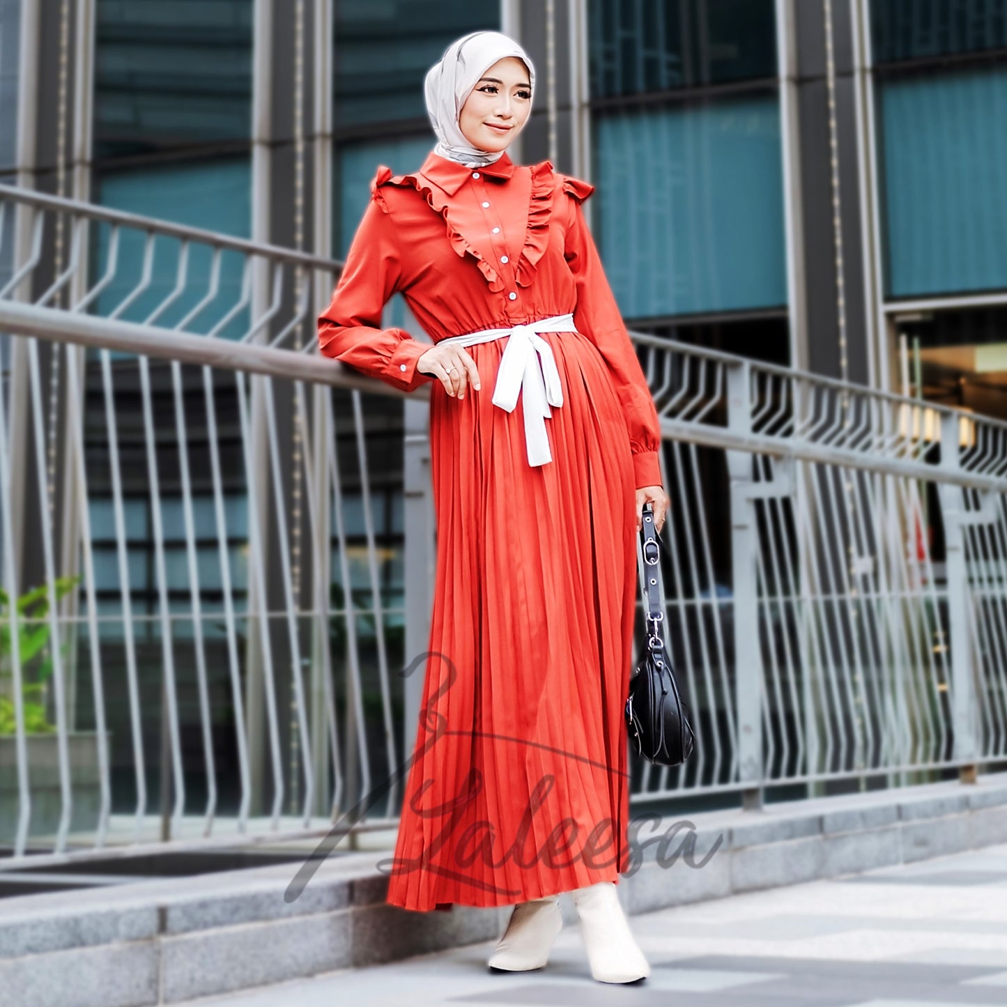 LALEESA DRESS IRIZ LD212109 <Korean Series> Dress Muslimah Dress Woman Jubah Muslimah Abaya Dress