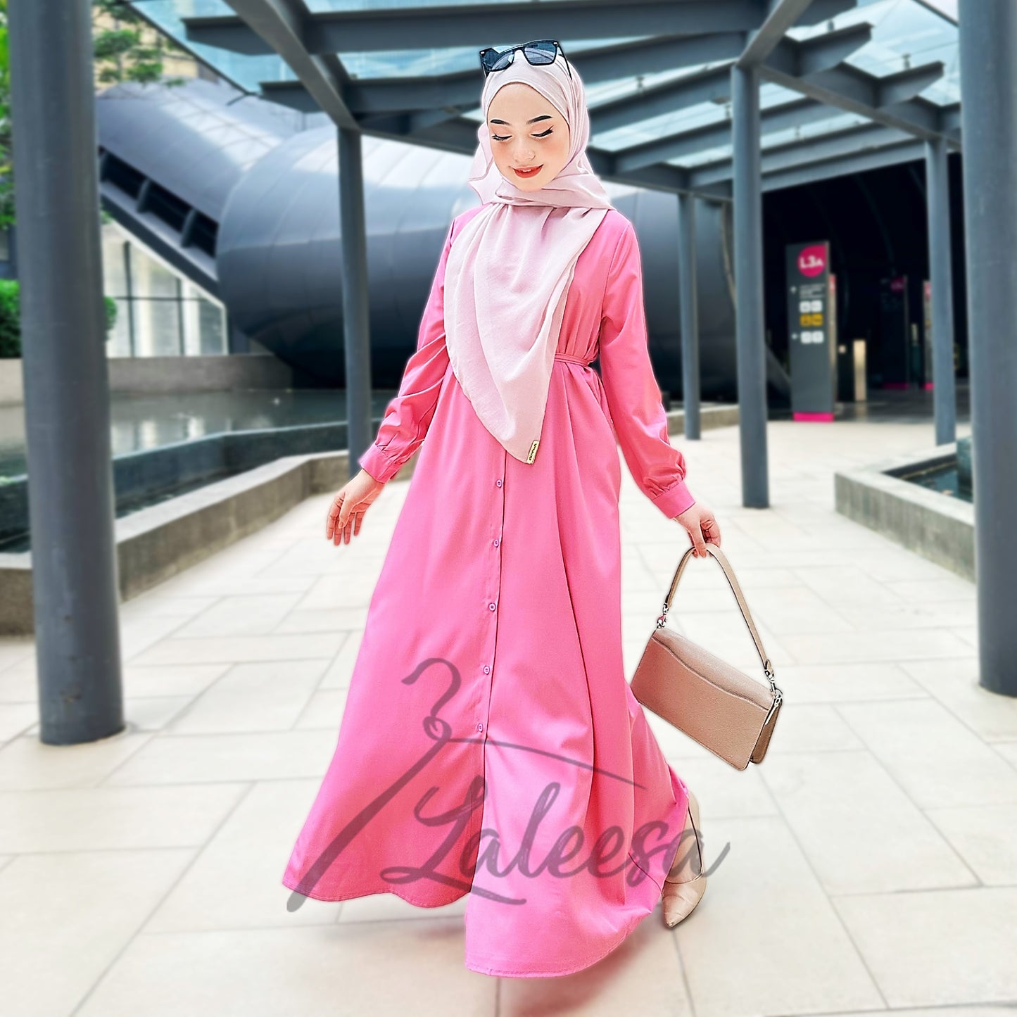 LALEESA DRESS FAKHIRA LD270208 <BF Friendly Series> Dress Muslimah Dress Woman Jubah Muslimah Abaya