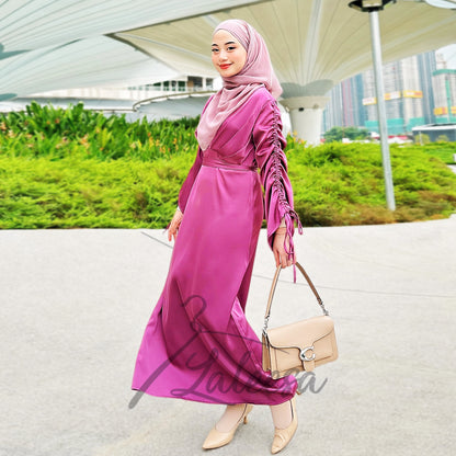 LALEESA DRESS ALIA LD212218 <BF Friendly Series> Dress Muslimah Dress Woman Jubah Muslimah Abaya