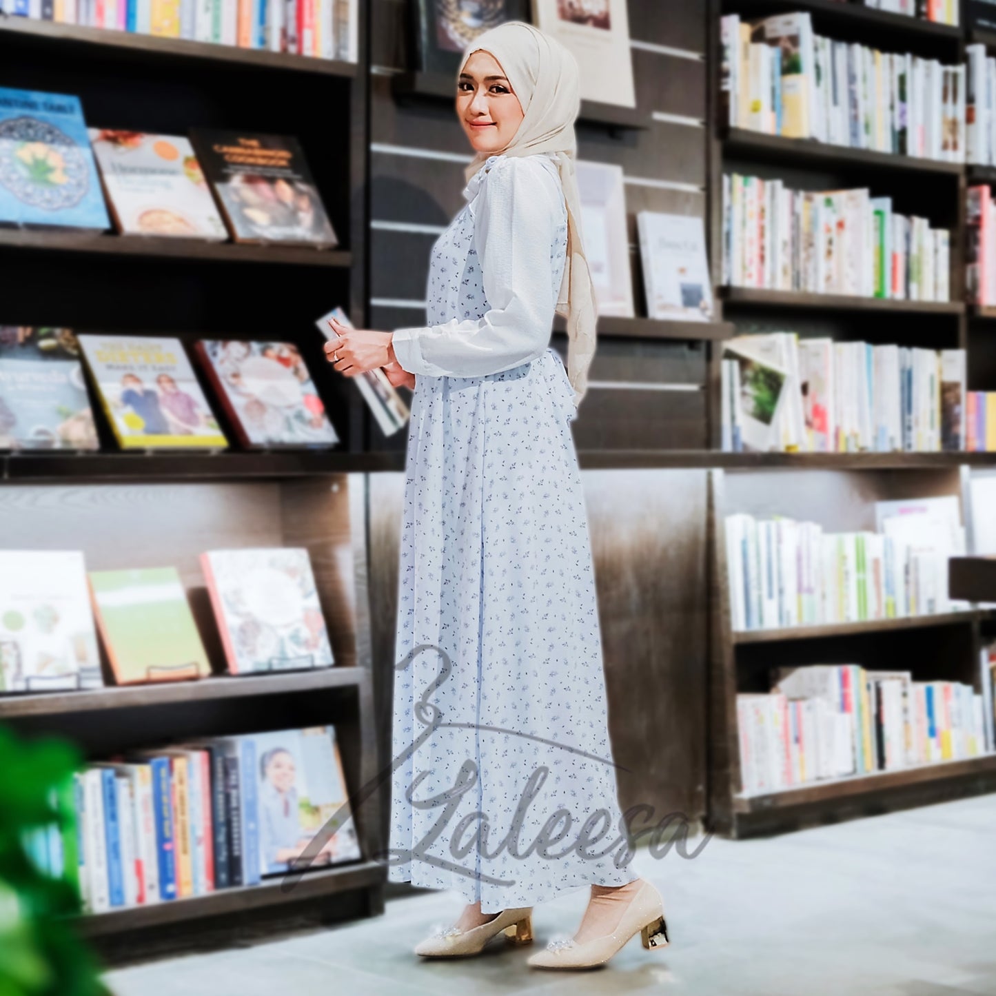 LALEESA DRESS LILY LD225173 <Korean Series> Korean Style Dress Muslimah Dress Women Dress Plus Size Baju Raya 2024