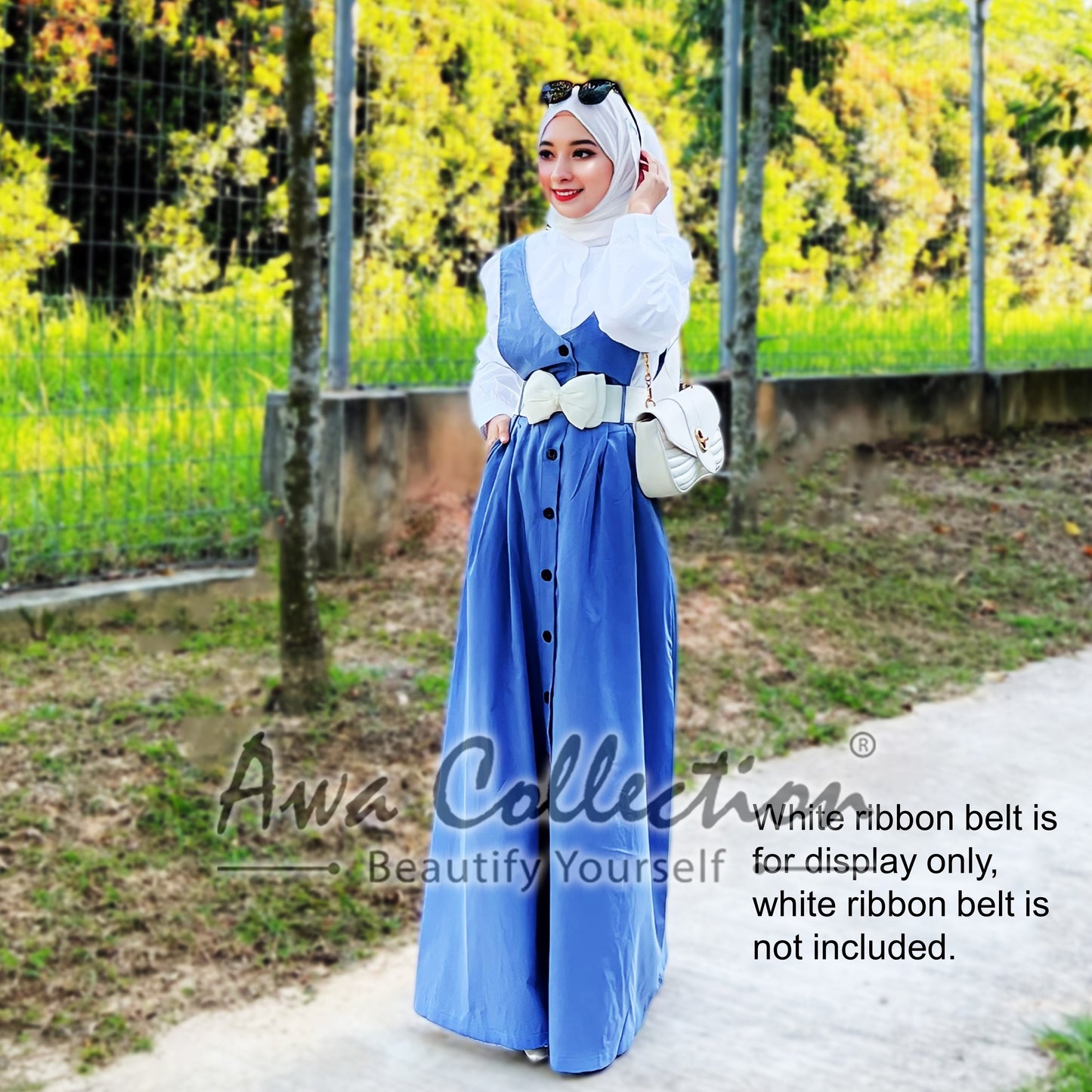 LALEESA Awa Collection (Blouse + Dress) SET HANIFA SA706745 <Korean Series> Set Wear Baju Raya 2024