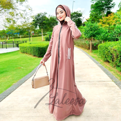 LALEESA DRESS HOODIE SHAMILA LD211290 <BF Friendly Series> Dress Muslimah Dress Woman Jubah Abaya