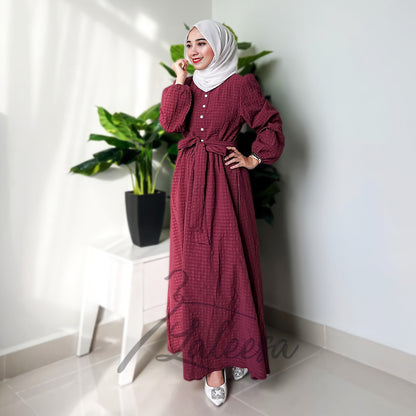 LALEESA DRESS TRANA LD289241 <Ironless Series> (Ironless) Dress Muslimah Dress Woman Jubah Abaya