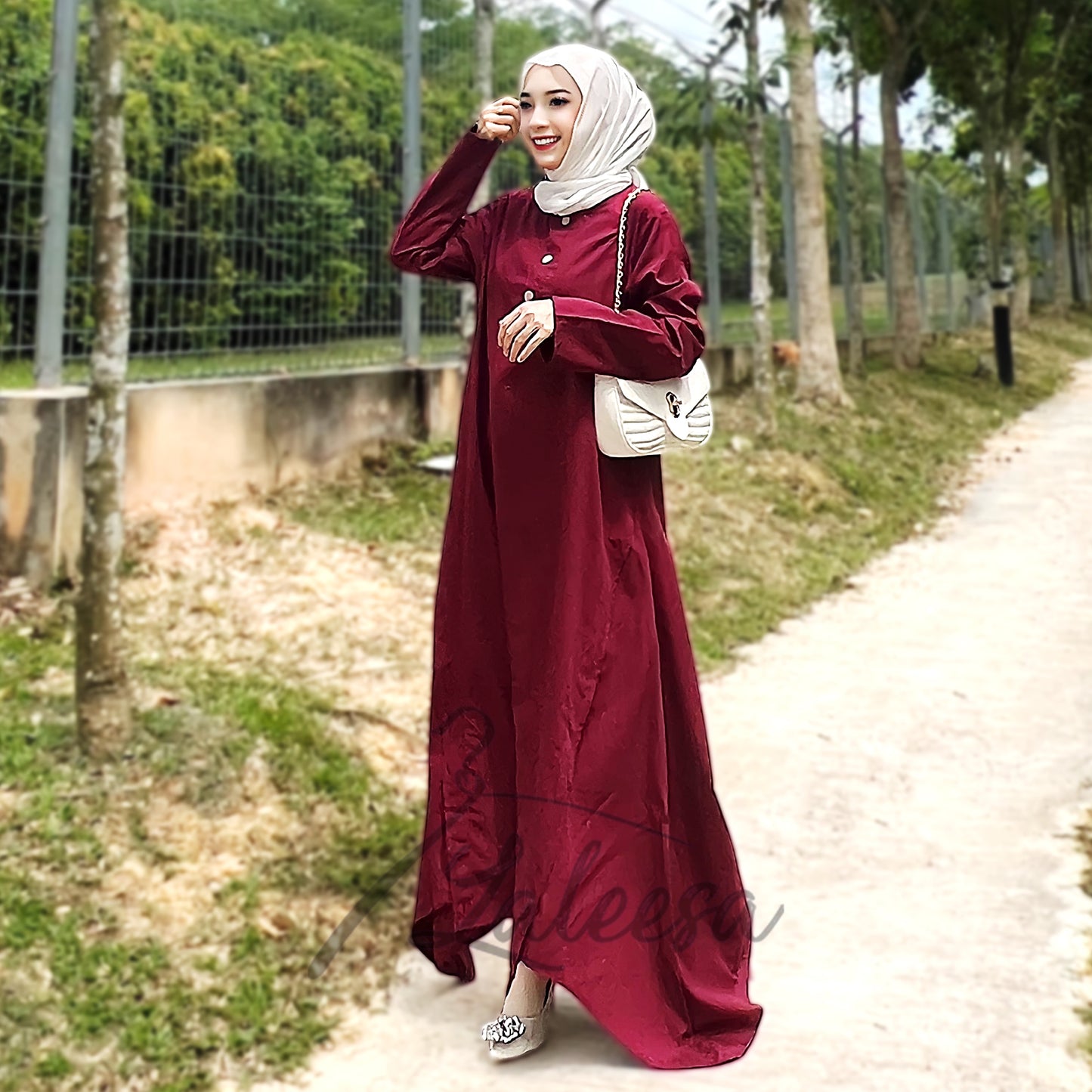 LALEESA LD233273 DRESS NAAZIRA Dress Muslimah Dress Women Dress Jubah Muslimah Jubah Abaya Plus Size Baju Raya 2024